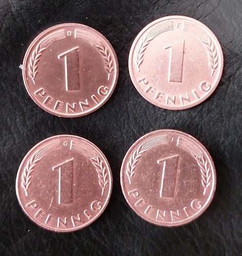 Pfennig 1967 f - f, g