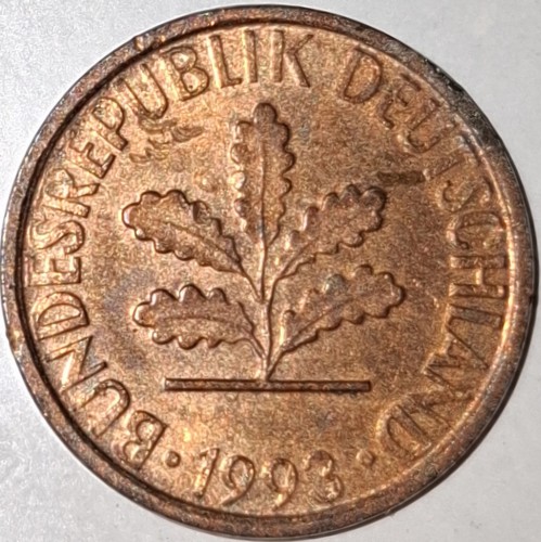 Münze pfennig 1993 - münze,