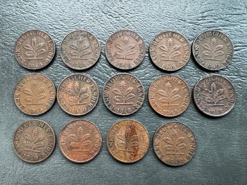 Pfennig bank deutscher - 14×,