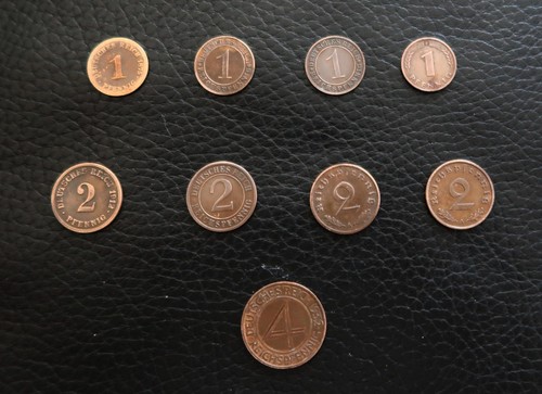 Münzen reichspfennig 1 - reichspfennig,,