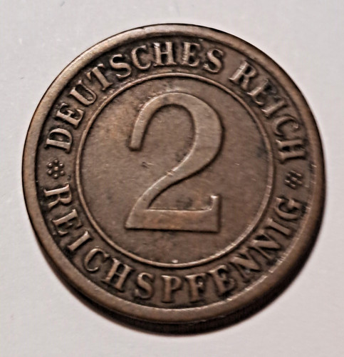 Reichspfennig 1924 - 2, f