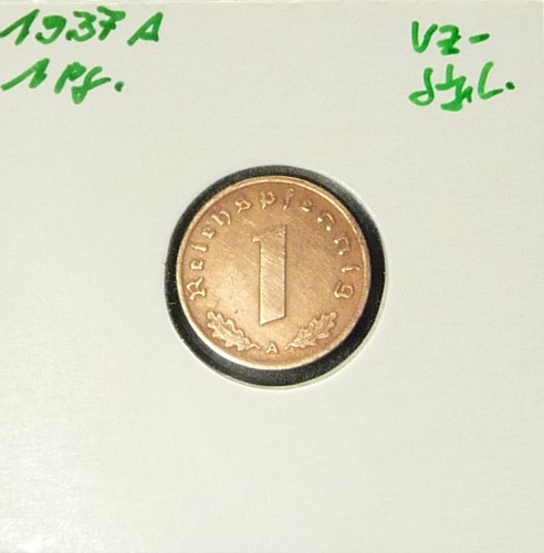 Pfennig 1937 e - 1937, u.
