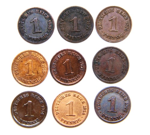 Pfennig deutsches reich - ,