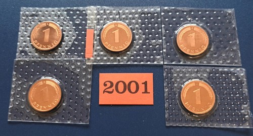 Brd pfennig 2001 adfgj - 5, x