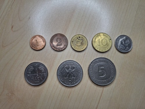 Set münzen pfennig - pfennig, 5