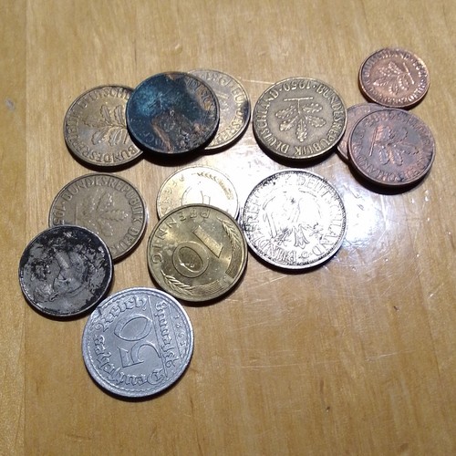 Brd münzlot pfennig 1 - brd, dm
