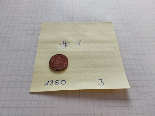 Pfennig münze 1950 - pfennig, #1