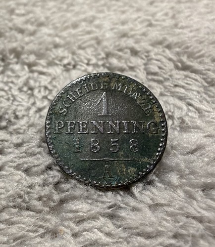 Pfennig 1858 a - pfennig,