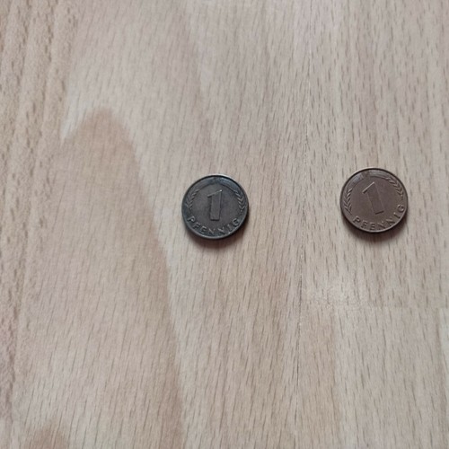 Pfennig kursmünzen 1950 - pfennig, f