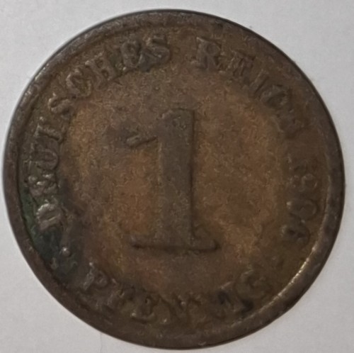 Münze pfennig 1906 - 1,