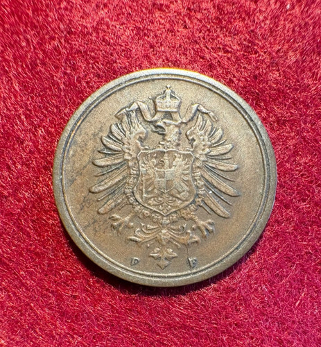 Kaiserreich pfennig 1887 f - pfennig,