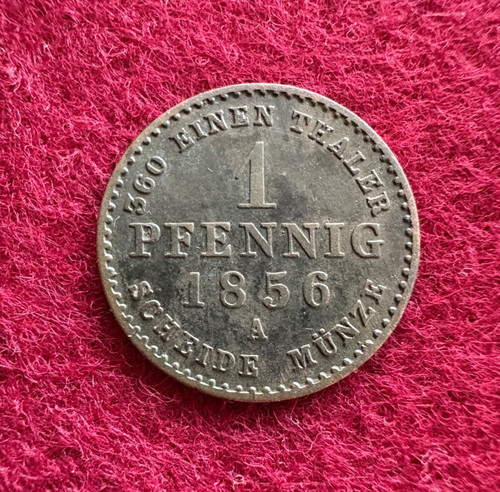 Anhalt pfennig 1856 - 1,