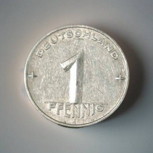 Pfennig 1952 ddr münze - 1952,