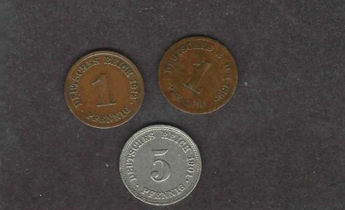 Kursmünzen deutsches reich 1 - deutsches,