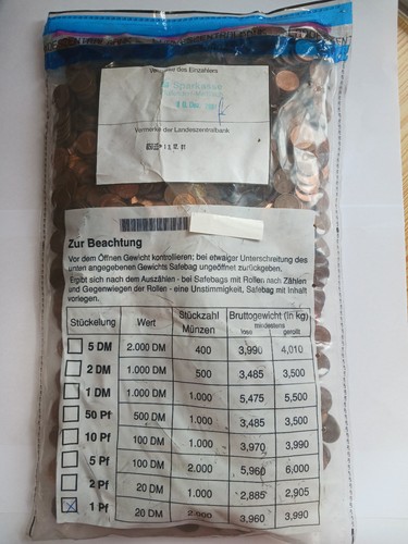 2000 pfennig münzen - 2000,