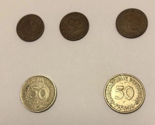 Deutscher pfennig 2 x - 3,