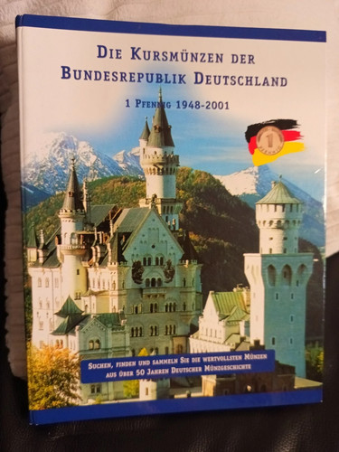 Brd pfennig kursmünzen von - 1,