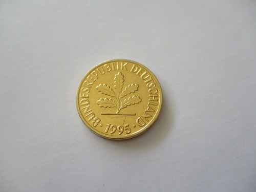 Pfennig 1995 vergoldet - pfennig, 1995,