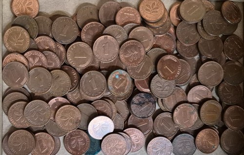 Brd pfennig münzen konvolut - pfennig,