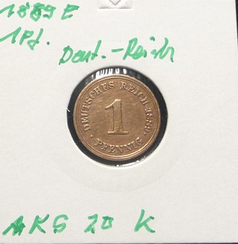 Pfennig 1889 vzgl - 1889,