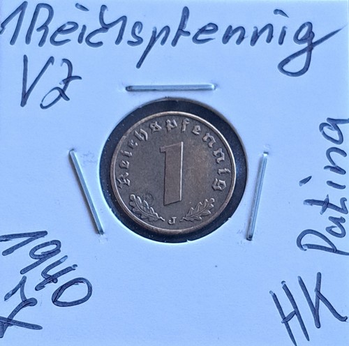 Reichspfennig 1940 mit hk - reichspfennig, j