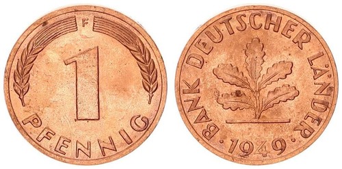Pfennig bank deutscher - 1,
