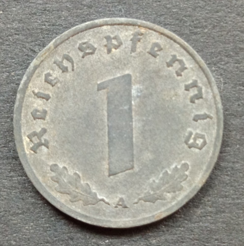 Münze reichspfennig 1943 a - 1943,