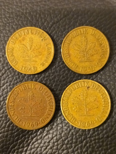 Münzen brd pfennig 1 - 4, x
