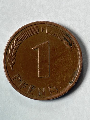 Deutschland pfennig 1950 f - pfennig,