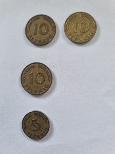 Münzen 1949 3x - 4, 10