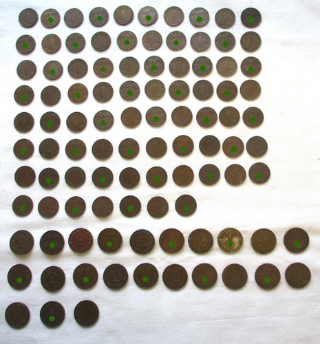 100 kleinmünzen reich - 100, 3.reich
