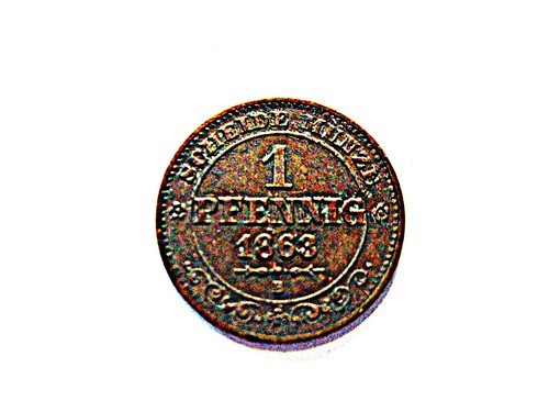 Sachsen pfennig 1863 - sachsen,
