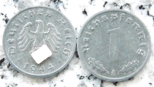 Reichspfennig 1944 zink 3 - reichspfennig,