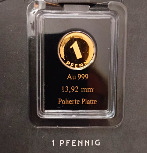 Pfennig gold münze inkl - 1, gold-münze