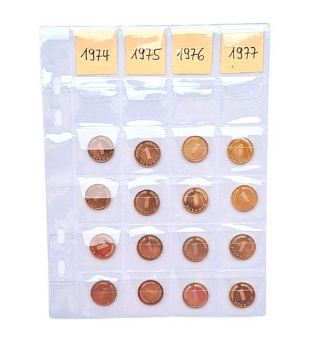 Pfennig sammlung von 1974 - 1974,