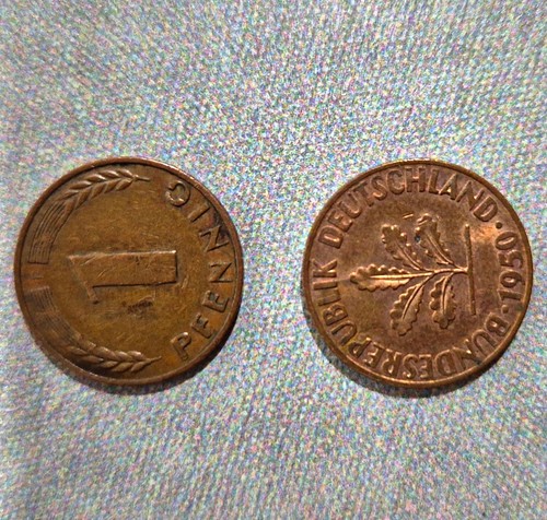 Brd pfennig 1950 bronze - pfennig,