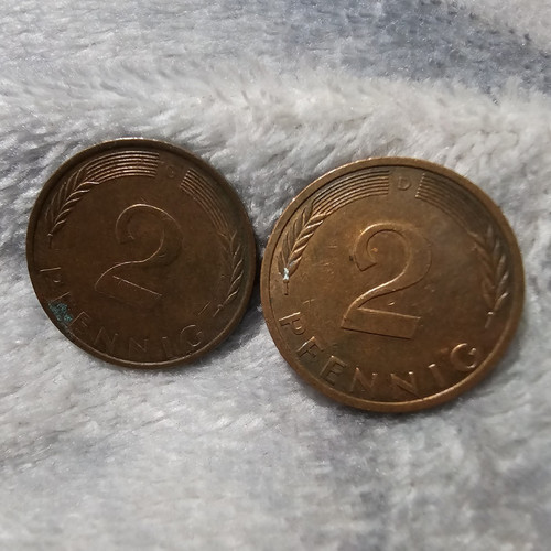 Brd pfennig münzen lot - pfennig-münzen,
