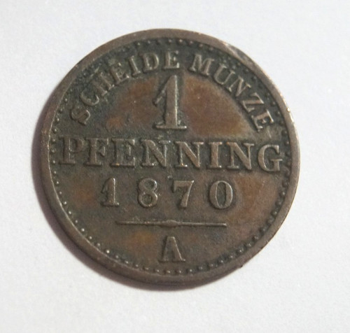 Preussen pfennig 1870 a - ,