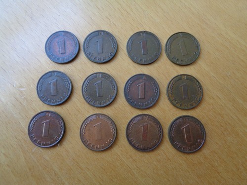 Pfennig 1948 1949 1950 - 1, 1948+1949+1950