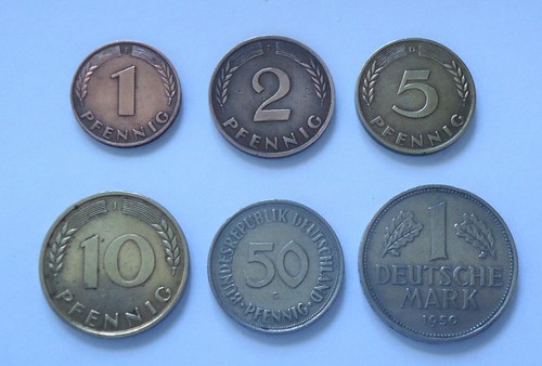 Kursmünzsatz 1pfennig 1 - 1pfennig, –