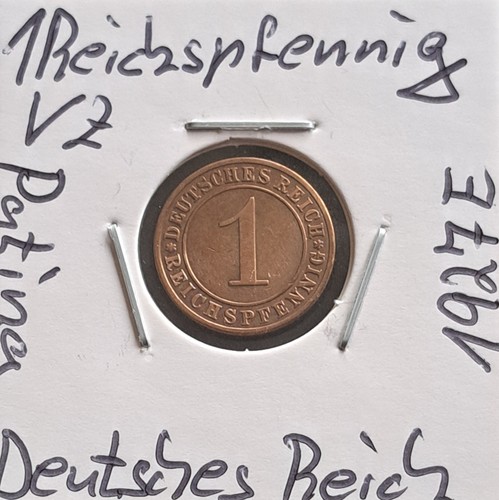 Reichspfennig 1927 - e, /