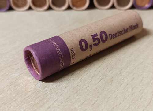 Pfennig rolle zirkuliert - 1-pfennig,