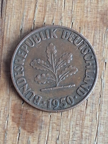 Brd pfennig 1950 münze - brd,