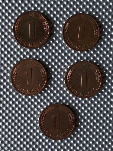 Brd pfennig 1995 - 5x,