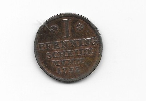 Hannover pfennig 1732 siehe - 1,