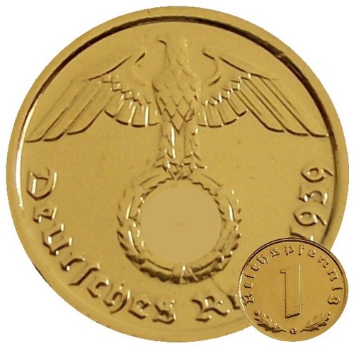 Reichspfennig 1939 münze - 1939,