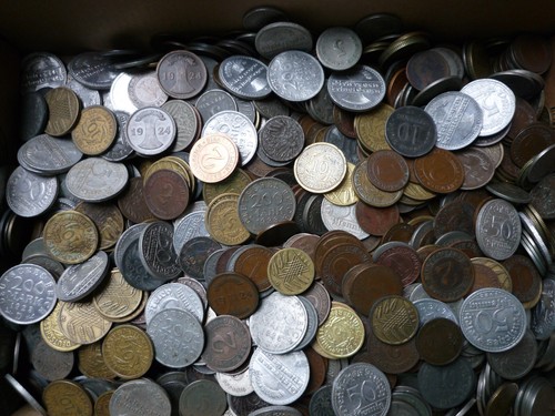 Lot 100 münzen deutsches - 100,