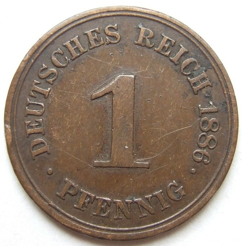 Pfennig 1886 deutsches - 1,