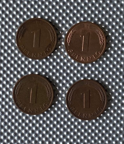 Brd pfennig 1983 f - 1, d-f-g-j